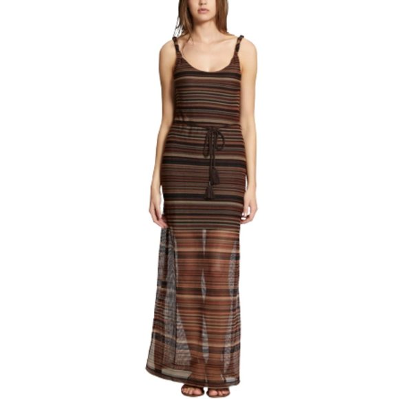 SANCTUARY Horizon Boho Striped Knit Maxi Dress - Picture 1 of 15
